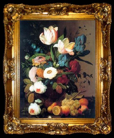 framed  unknow artist Floral, beautiful classical still life of flowers.132, ta009-2